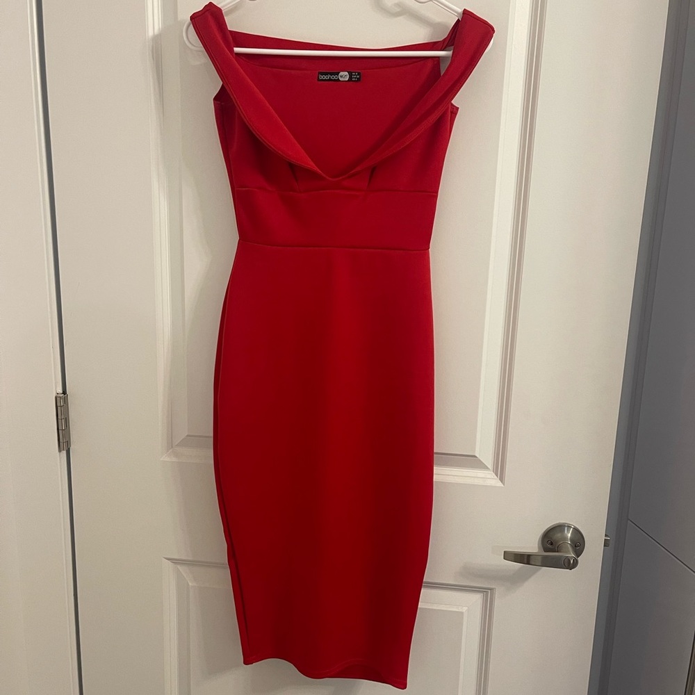 Red dress